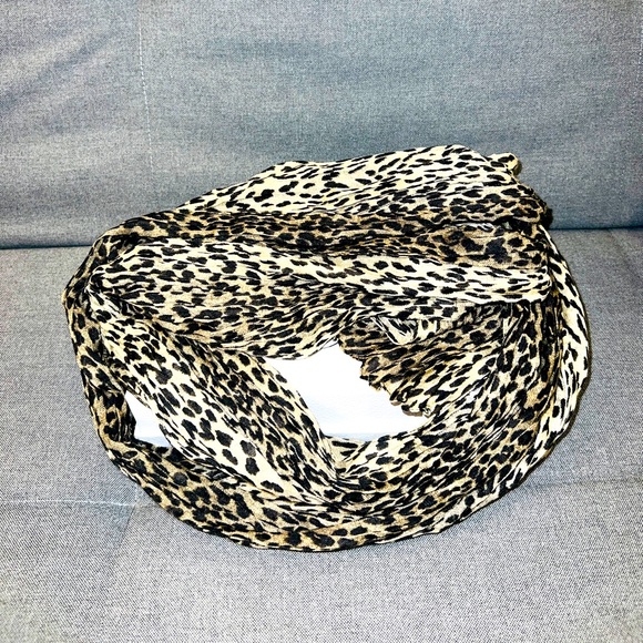 Sold-Saint Laurent Leopard Scarf (NWT)! - Picture 1 of 5